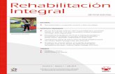 EDITORIAL - Rehabilitación Integral · Ensayo clínico, controlado, randomizado y simple ciego. Características clínicas de niños y niñas con artritis idiopática juvenil del