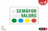 EL SEMÀFOR DELS VALORS · És un programa que pretén fomentar els valors positius de l’esport,a partir d’unsistema que avalua i, enregistra el comportament dels principals agents