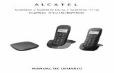 MANUAL DE USUARIO - Alcatel Home...En una casa con banda ancha, cada teléfono debe disponer de un microfiltro conectado, no solo uno en el punto telefónico al que está conectado