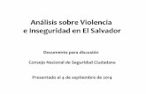 Análisis sobre Violencia e Inseguridad en El Salvador...Fuente: Elaboración propia de PNUD en base a cifras de Policía Nacional Civil varios años Las denuncias de extorsión crecieron