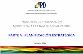 PARTE V: PLANIFICACIÓN ESTRATÉGICA - Consejo Nacional de .... Presentacion MPD Pacto... · PLAN DE DESARROLLO ECONÓMICO Y SOCIAL: 2016 - 2020 . ... INVERSIONES EN PROGRAMAS DE
