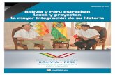 Bolivia y Perú estrechan lazos y proyectan la mayor integración de …comunicacion.gob.bo/sites/default/files/media... · 2018-09-09 · amistad y cooperación entre ambos países