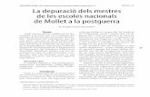 NOTES, 34 SUÁREZ GONZÁLEZ, M. ÀNGELS (2019). La depuració dels mestres de … · 2019-01-23 · de Mollet li va dedicar un carrer. Perpetua Jiménez Millán Natural de Casas de