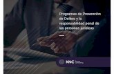 KNC Kemen Consulting - Programas de prevención de delitos ... Kemen... · las penas aplicables serán las siguientes: Disolución de la persona jurídica. ... función de supervisar