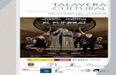 TALAVERA CULTURALcultura.talavera.es/sites/ayto-talavera/files/programac... · 2019-04-08 · REGER” Cuarteto de cuerda con clarinete (Conservatorio Profesional de Música de Madrid