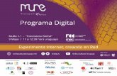 Proyecto “MuRe: Manillaculturaluruguay.net/wp-content/uploads/2017/... · un arreglo luminoso de leds + proyecciones de constelaciones animadas. El dispositivo robótico integrado,