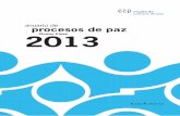 Portada2013 - ReliefWeb de Procesos de Paz...7 Glosario Presentación: Definiciones y tipologías Fases habituales en los procesos de negociación Principales conclusiones del año