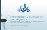 La planificación como base en el planteamiento de ...apuntevirtual.com/subidas/INF878-PRES-02-2019.pdf · Evaluación de proyectos –5ta. Edición (Gabriel Baca Urbina) 2012 Gestión
