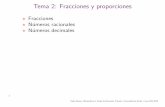 Universidad de Alcalá (UAH) Madrid - Tema 2: Fracciones y … · 2015-08-20 · Fracciones equivalentes. Suma y resta El concepto defracciones equivalenteses uno de los m as importantes