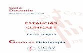 Guía Docente - Universidad Católica de Ávila · Prácticas pre profesionales en forma de rotatorio clínico independiente y con una evaluación final de competencias en los centros
