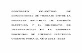 CONTRATO COLECTIVO DE CONDICIONES DE TRABAJO ENTRE … · contrato colectivo de condiciones de trabajo entre la empresa nacional de energÍa elÉctrica y el sindicato de trabajadores
