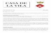CASA DE LA VILA - castellsera.cat@download/file/Full 98.pdfFull informatiu núm. 98 Març 2018 Benvolguts veïns i veïnes, Us fem arribar el full número 98, amb les actes de les