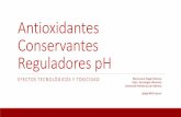 Antioxidantes Conservantes Reguladores pHintranet.icovv.com/cursos/3h51-dd2f-h18s-vs5z-ropl... · Efectos secundarios: • No recomendado en niños y mujeres embarazadas • En grandes