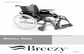 MANUAL DEL USUARIO Breezy Style - Ortopedia Ortoweb · 2018-12-13 · 8 BREEZY STYLE ESPAÑOL Instrucciones generales de seguridad y restricciones de conducción El diseño y construcción