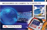 Medidores de campo TV y Satelite...Tamaño y aspecto pantalla LCD LCD visible bajo la luz solar DVB-T2 Terrestre HD DVB-S2 Satélite HD DVB-T (Terrestre), DVB-S (Satélite), DVB-C
