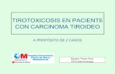 TIROTOXICOSIS EN PACIENTE CON CARCINOMA TIROIDEOsendimad.org/sesiones/tirotoxicosis_cancer_tiroides.pdf · • Tiroiditis destructiva (mucho menos frecuente). Nat Rev Endocrinol.