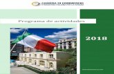 Programa de actividades · 2018-03-13 · CCIS - Programa de actividades 4 2018 En el caso de Italia, las previsiones son de un crecimiento más moderado (1,4% el incremento del PIB