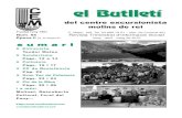 b64 def-MABE:CEM 09/03/10 10:03 Pgina 1 el Butlletí · Josep i Aurora La redacció de "El Butlletí" no sintonitza necessàriament amb ... (Conca de Barberà), per fer una visita