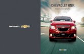 CHEVROLET ONIX - Inter. de Vehículos · Asistencia Chevrolet enviará un recurso por llantas pinchadas o por falta de combustible, y los gastos por concepto de gasolina y de arreglo