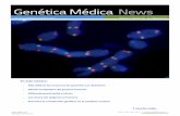 Genética Médica News - GenotipiaEn este número: Genética Médica News • Cambios en la metilación del genoma durante el desarrollo cerebral 5 • Miles de mutaciones acumuladas