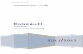 Electrónica III - intranet.deei.fct.ualg.pt 1.pdf · Electrónica III – 1º Projecto 11 De seguida cada um dos outputs foi “simbolizado” individualmente de modo a montar um