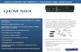 QEM 50X - Notinet · Para el análisis de la calidad de la potencia los analizadores de la serie QEM50x miden un amplio conjunto de indicadores en cada una de sus líneas de tensión