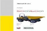 Manual de uso - Sumigas · Tipo de vehículo 5001 / 6001 Edición 1.1 Nº de pedido 1000191130 Idioma ES Manual de uso Dumper