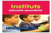 Instituts - El Prat de Llobregat · 2012-02-02 · - Comptem amb grups d’estudi assistit per a alumnes de primer, segon, tercer i quart d’ESO els dimecres a la tarda, de 15.30