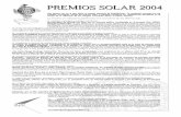 Diploma CASTELLANO 2004 - energiasostenible.org Premios Solar 2004 Esp&Cat.pdfLuís Javier Alonso Modrego (Cabanillas, Navarra), por haber autoinstalado y ser propietario de un sistema