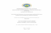UNIVERSIDAD CENTRAL DEL ECUADOR FACULTAD DE … · 2016-04-28 · el campo epistemológico, para ser sometido a la presentación pública y evaluación por parte del jurado examinador