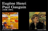 Eugène Henri Paul Gauguin · Eugène Henri Paul Gauguin (1848-1903) El Cristo amarillo, 1889 Autorretrato, (1893)