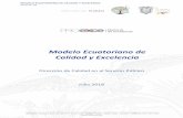 Modelo Ecuatoriano de Calidad y Excelenciatrabajo.gob.ec/wp-content/uploads/downloads/2018/... · enfoque común latinoamericano sobre la calidad y la excelencia en la gestión pública
