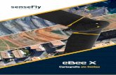 eBee X - senseFlyAdecuada para:inspección de paneles solares , planifi-cación y análisis de irrigaciones, gestión ganadera, seguimien-to térmico y detección de escapes, control