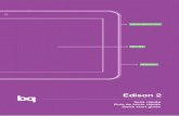 Cortex A9 Dual Core 10,1” IPS Bluetoothftp.murciaeduca.es/.../TABLETAS/BQ_EDISON_2/Guia_Rapida.pdf · 2013-11-27 · ESPAOL 5 bq Edison 2 Iconos instructivos Aviso: Consejos y notificaciones