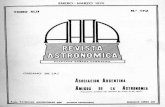 RA172 - Asociación Argentina Amigos de la Astronomía · LAS OBSERVACIONES DEL AFICIONADO Dice André el prefacio del libro "El Telescopio del Aficionado" de Jean Texereau: Cier