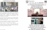 Trabajadores de la DACS Gaceta reciben estímulo a su labor ...la Voz de la DACS Órgano de Difusión de la DACS de la UJAT Primera Edición - Villahermosa Tabasco - año 2006 Celebra