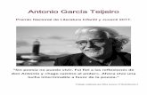 Antonio García Teijeiro - BibliotecaFidianabibliotecafidiana.es/publicaciones/exposiciones/curso2017_2018/lectura/Antonio Garcia...sinfín de aves. En la segunda parte incluye un