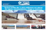En trece años de gestión: Oruro recibe Bs 1.422 …...Oruro recibe Bs 1.422 millones en obras de agua, saneamiento, riego y cuencas En trece años de gestión: Año 3 Separata Nº