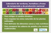Presentación de PowerPointalimentarelcambio.es/wp-content/uploads/2019/06/Calendar... · 2019-06-26 · Calendario de verduras, hortalizas y frutas de temporada y de producción