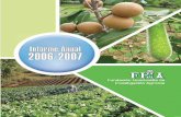Informe Anual FHIA 2006-07 · Informe Anual 2006-2007 ensayos con uchuva, lulo y tomate de árbol. Estos pro-ductos, sembrados en el 2006, hasta ahora se han de-sarrollado en buena