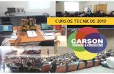 Cursos 2019 Corto - CARSONcarson.com.mx/Cursos Tecnicos 2019.pdf · Conceptos avanzados sobre servomotores y controles de movimiento, sel ó d i i it i ó i lección de equipos, ...
