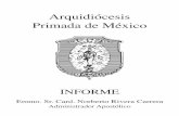 Arquidiócesis Primada de México - CCMccm.org.mx/wp-content/uploads/2018/01/IFORME-EJECUTIVO.pdfInforme Ejecutivo 5 El territorio de la Arquidiócesis Primada de México es el propio
