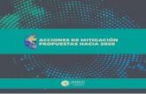 ACCIONES DE MITIGACIÓN PROPUESTAS HACIA 2030 · 2018-11-01 · General de Cambio Climático (LGCC), que en su última reforma publicada el 13 ... sectores de la economía en los