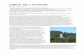 CARTA DE L’ALCALDE - Salines Bassegodasalines-bassegoda.org/ajuntaments/upload/element/estiu... · 2016-06-15 · CARTA DE L’ALCALDE Benvolguts vilatans i amics Encetem, aquests