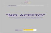 “NO ACEPTO” - fmujeresprogresistas.org · proyecto “NO ACEPTO“ Estudio y visibilización de los matrimonios forzados en España, desde donde hemos tratado de aproximarnos