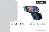 SKF TKTI 21 & 31 · Nota: ntes del primer uso se recomienda cargar las dos aterías al máimo. Tamién es posile cargar la atería conectando un transormador de corriente de má.