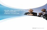 Guía del Programa Microsoft Open License - DITECCon el programa Microsoft Open License para organizaciones de Beneficencia, las organizaciones sin fines de lucro elegibles pueden