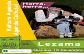 › es-ES › Recursos › Publicaciones › Lezama... · LEZAMA-Agenda-31:Layout 1 25/11/10 17:05 Página 1 Horra .../ Jon Mirande. > Ogaiztarrak / Toti Martinez de Lezea. > Beste