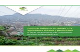Políticas públicas de apoyo a la agricultura urbana y …...agricultura urbana y periurbana (AU). • La AU se considera como una estrategia de sostenibilidad ambiental, económica