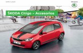 ŠKODA Citigo – Accesorios...Para llevar al máximo la expresividad de tu coche, te ofrecemos un paquete de diseño deportivo (fotos de la izquierda), que puedes elegir en dos colores.
